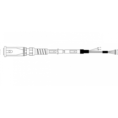 Cable Cplt Mione Actuator L Ax D D'origine Gea - Réf: 7801-6933-740