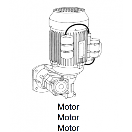 Moteur pour laver balles de golf  d'origine - Réf: BWMOT