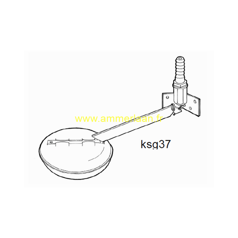 Float valve for low pressure