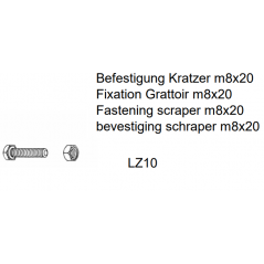 Fixation grattoir d'origine - Réf: LZ10