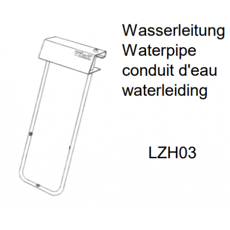 conduite d'eau 5 Brosse d'origine - Réf: LZH03