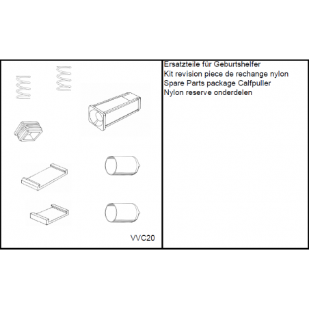 Kit révision pièces de rechange nylon type Charollaise - VVC20