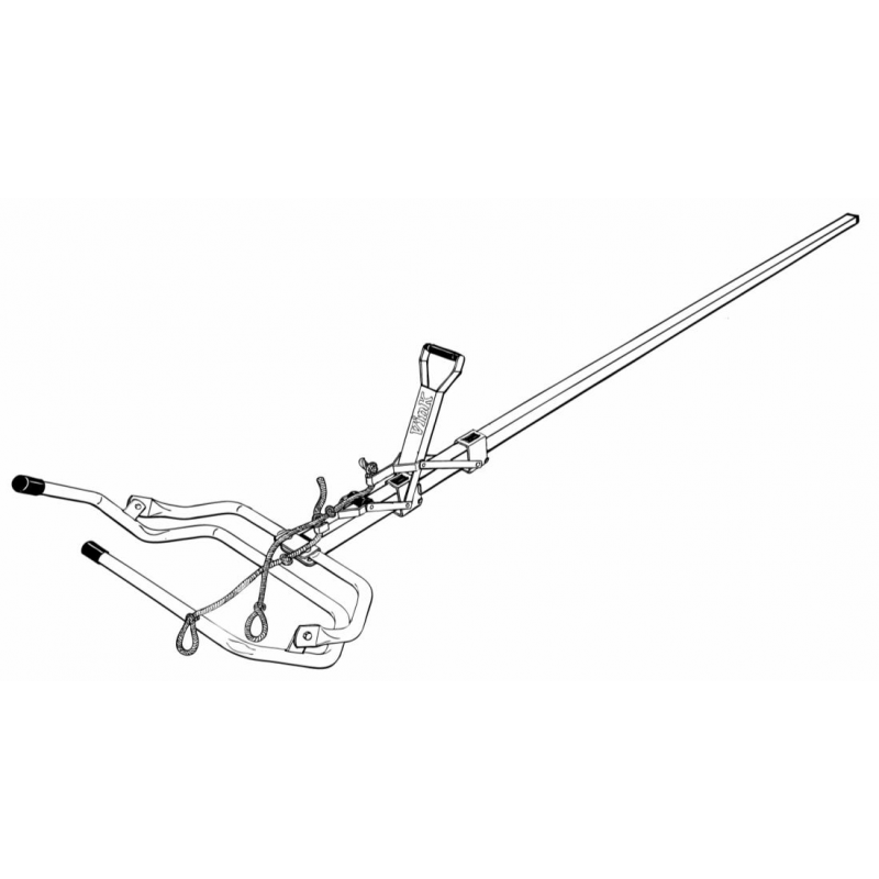 Calfpuller equal traction (1,80m) with tensionmeter