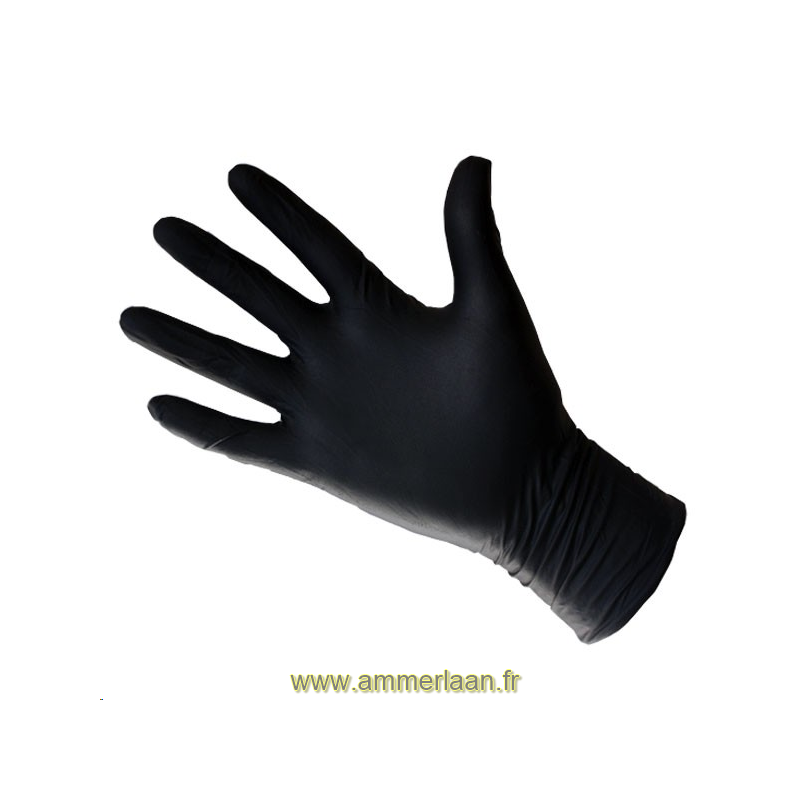 Milkers® Gants noirs poignet standard taille au choix