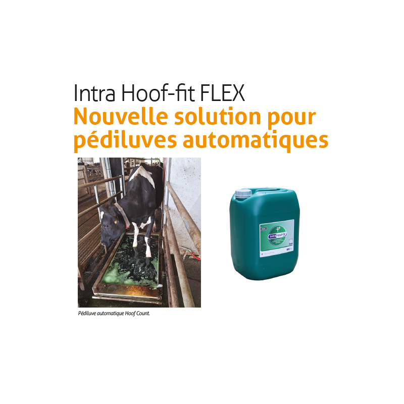 Intra Hoof Fit FLEX 20 Litres - La solution pour pédiluves automatiques