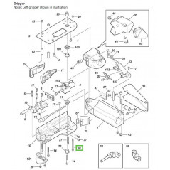 Screw DIN 912 M4X55 A2 d'origine Delaval - 906916-56 