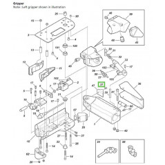 Screw DIN 7985AH 4X8 A2 Philips d'origine Delaval - 260225-22 (rep 37) 