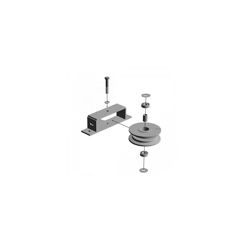 Poulie d'angle complet pour chaine 10 mm Od.180mm  5560-5482-000