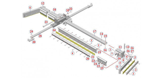 Racleurs Combi - pièces